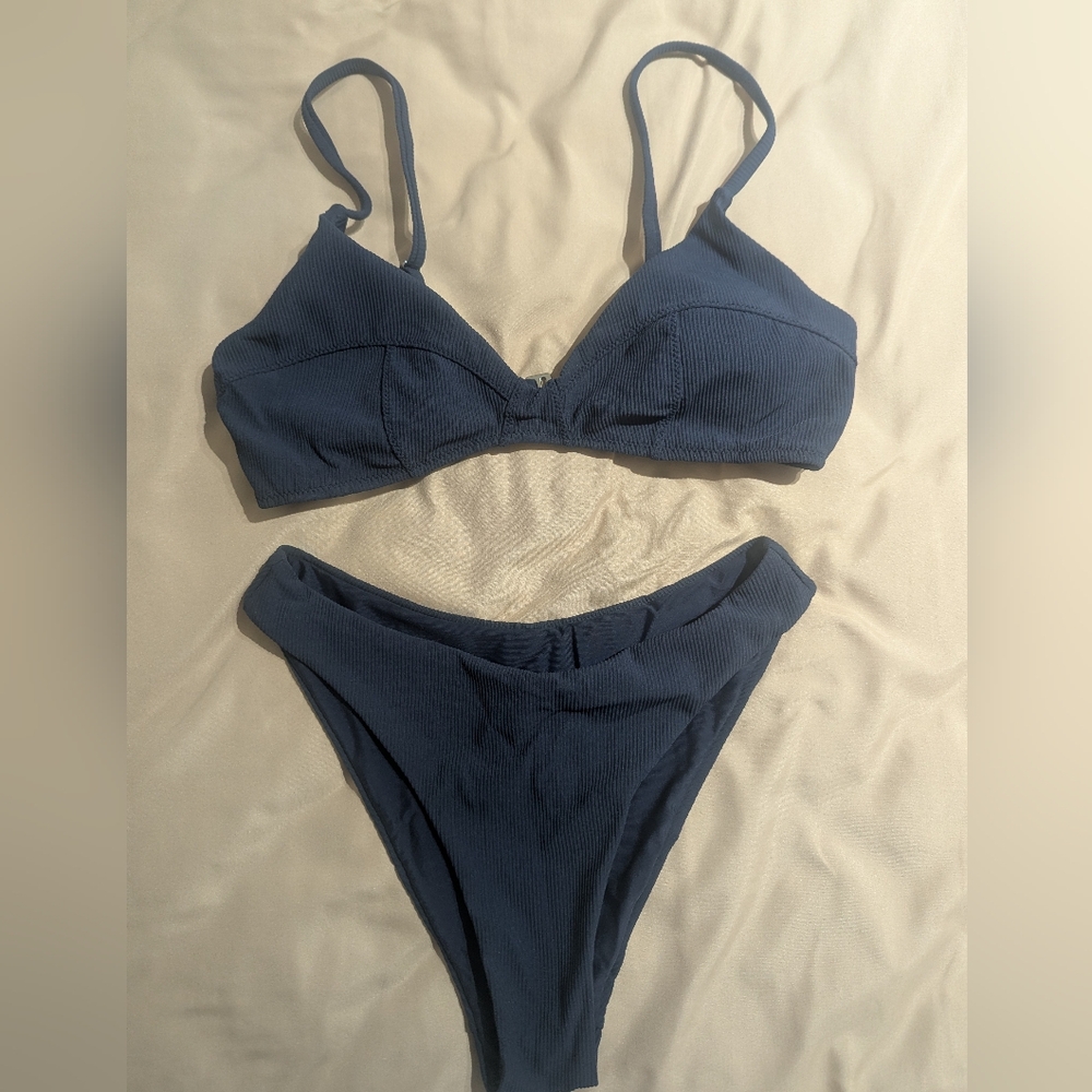 Stylish navy Blue Bikini Set